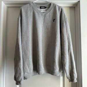 Ashworth Men's Heather Gray V-Neck Sweater